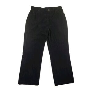 Vintage Lee Riders Womens Navy Blue Corduroy Pants Size 18 Made in USA